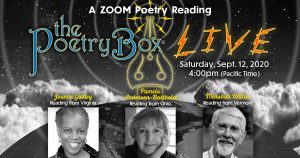 The Poetry Box LIVE - lineup for Sept 2020 show