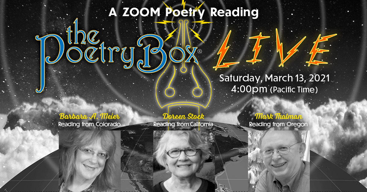 Graphic for The Poetry Box Live--march 2021 Edition