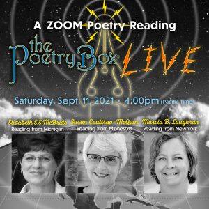 Graphic (Sqaure) for The Poetry Box LIVE--Sept 2021