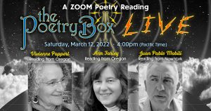 Graphic for The Poetry Box Live March Edition
