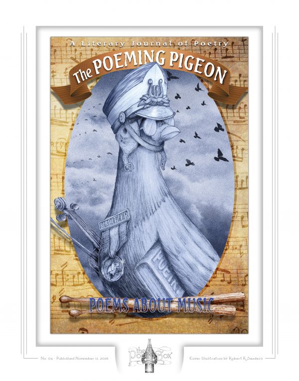 Fine Art Print of The Poeming Pigeon: Poems about Music