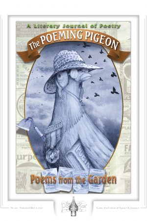 Fine Art Print of The Poeming Pigeon: Poems from the Garden