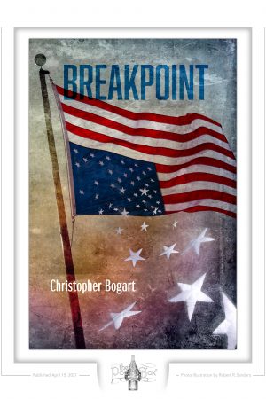 Breakpoint fine art print, original cover art by Robert R. Sanders, poems by Christopher Bogart