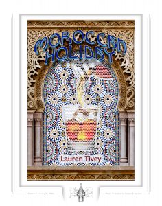 Moroccan Holiday fine art print, original cover art by Robert R. Sanders, poems by Lauren Tivey