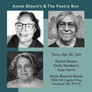 Three Poets at Annie Bloom's Books - April 20